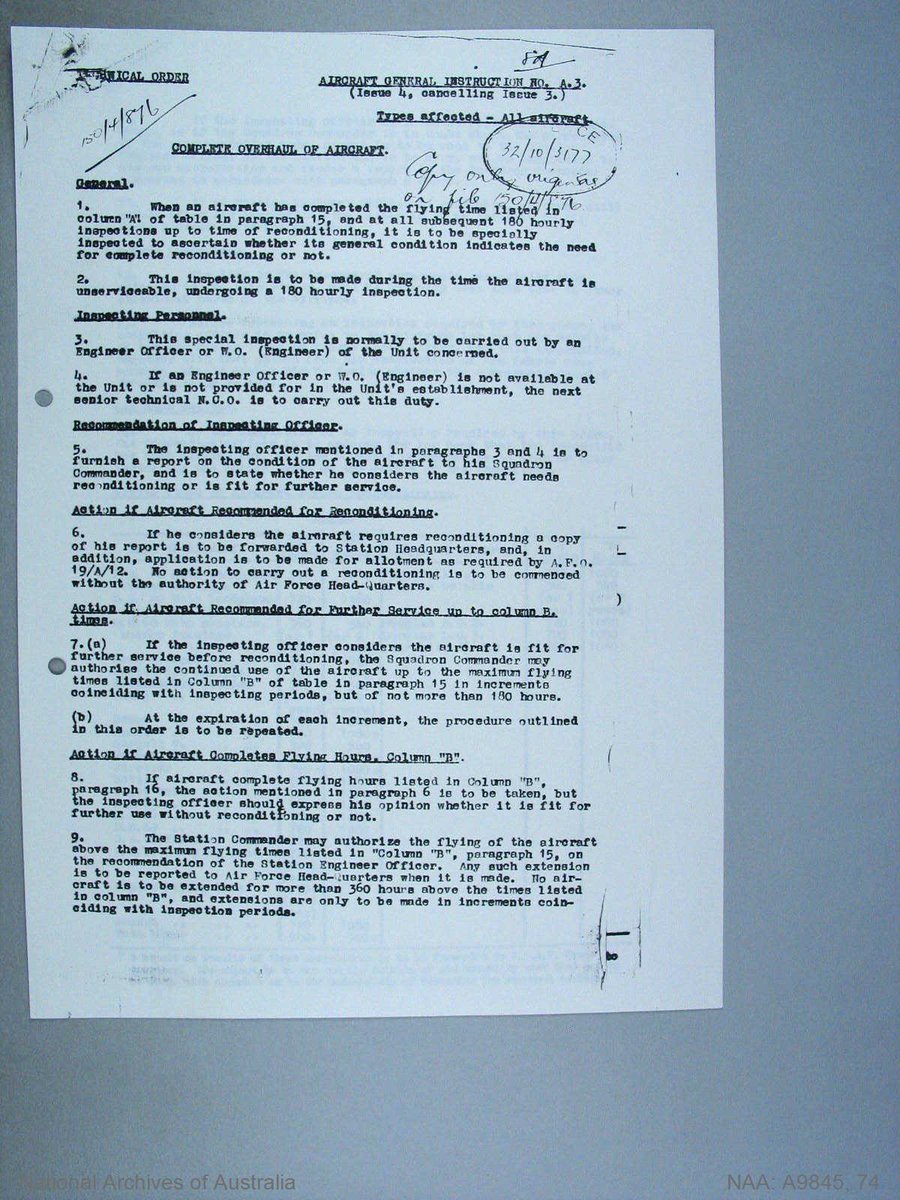 Would A4-5 have crashed if it had have received a scheduled 120-hour inspection at ~896 flying hours? Who can say. The question of why the RAAF moved to an extended cycle begs consideration however.
