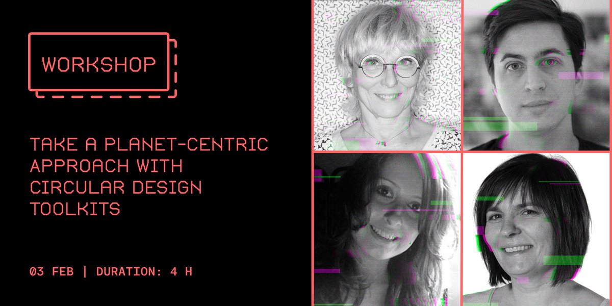 Take a planet-centric approach with circular design methods and toolkits. Start now to reduce your impact with the workshop, "Take a Planet-Centric Approach With Circular Design Toolkits", by <a href="/Lyoko4TW/">Sylvie Daumal</a>, <a href="/nattchah/">Natacha Hennocq</a>, @gabriellacinque, and Raphael Doyen.