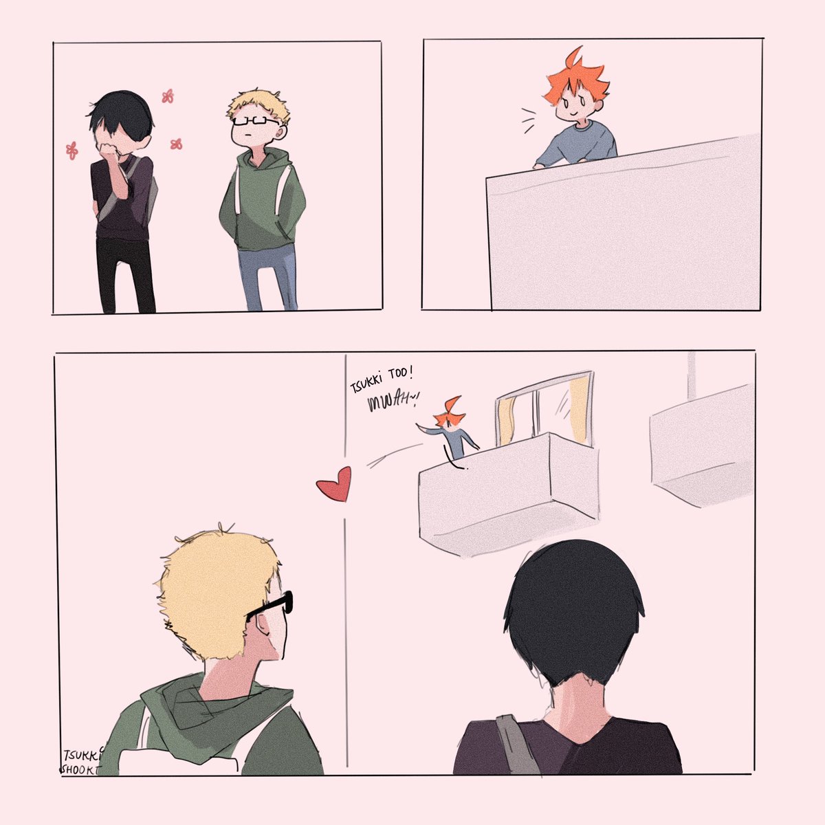 Brainfarting kagehina&tsukkiyama once again (1/2) 