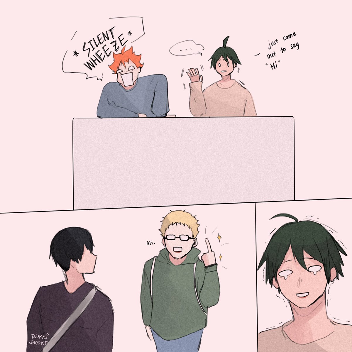 Brainfarting kagehina&tsukkiyama once again (1/2) 