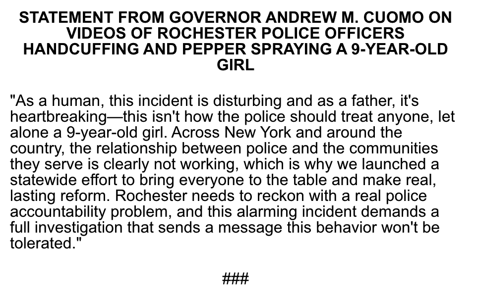 Archive: Governor Andrew Cuomo tweet media