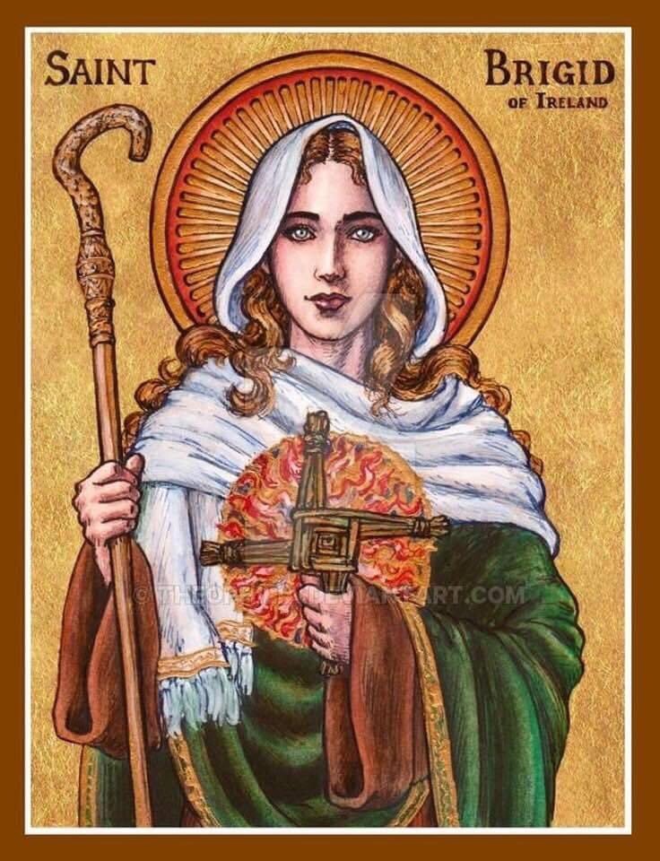 senoradansie's tweet image. Beannachtai Lá Fhéile Bride Princess Tereza👸🏻 @TBGTNT ☘️❤️🙏 #LaFheileBride ✨✨✨#StBridgetsDay #CelticSpring