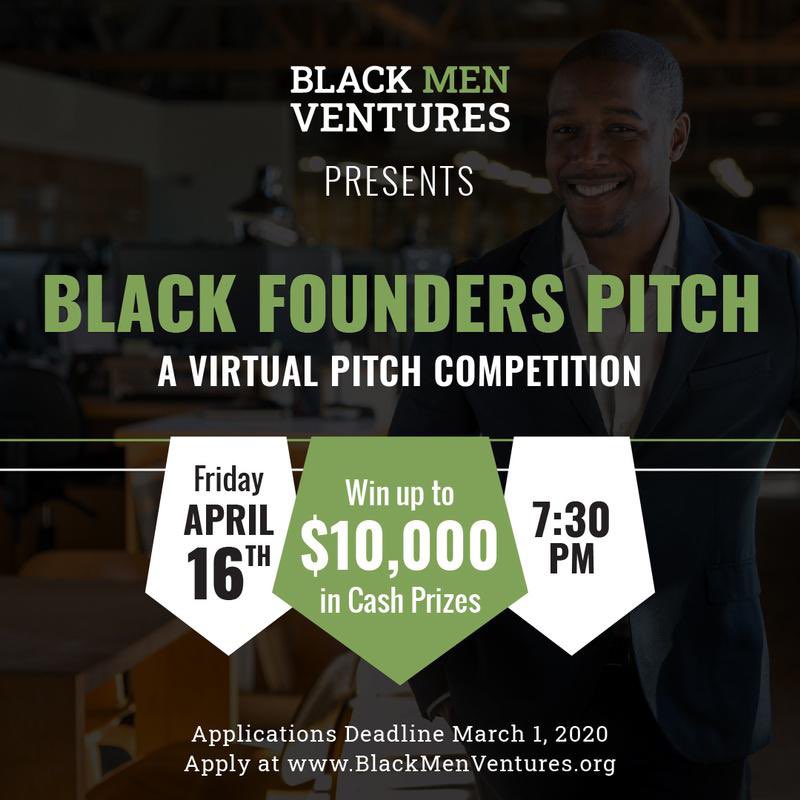 Proud to announce we are now accepting applications for our Inaugural Black Founders Pitch Competition. Think of it as ‘Shark Tank’, with an audience, where everyone is a shark, and votes with their dollars #blackmenventures