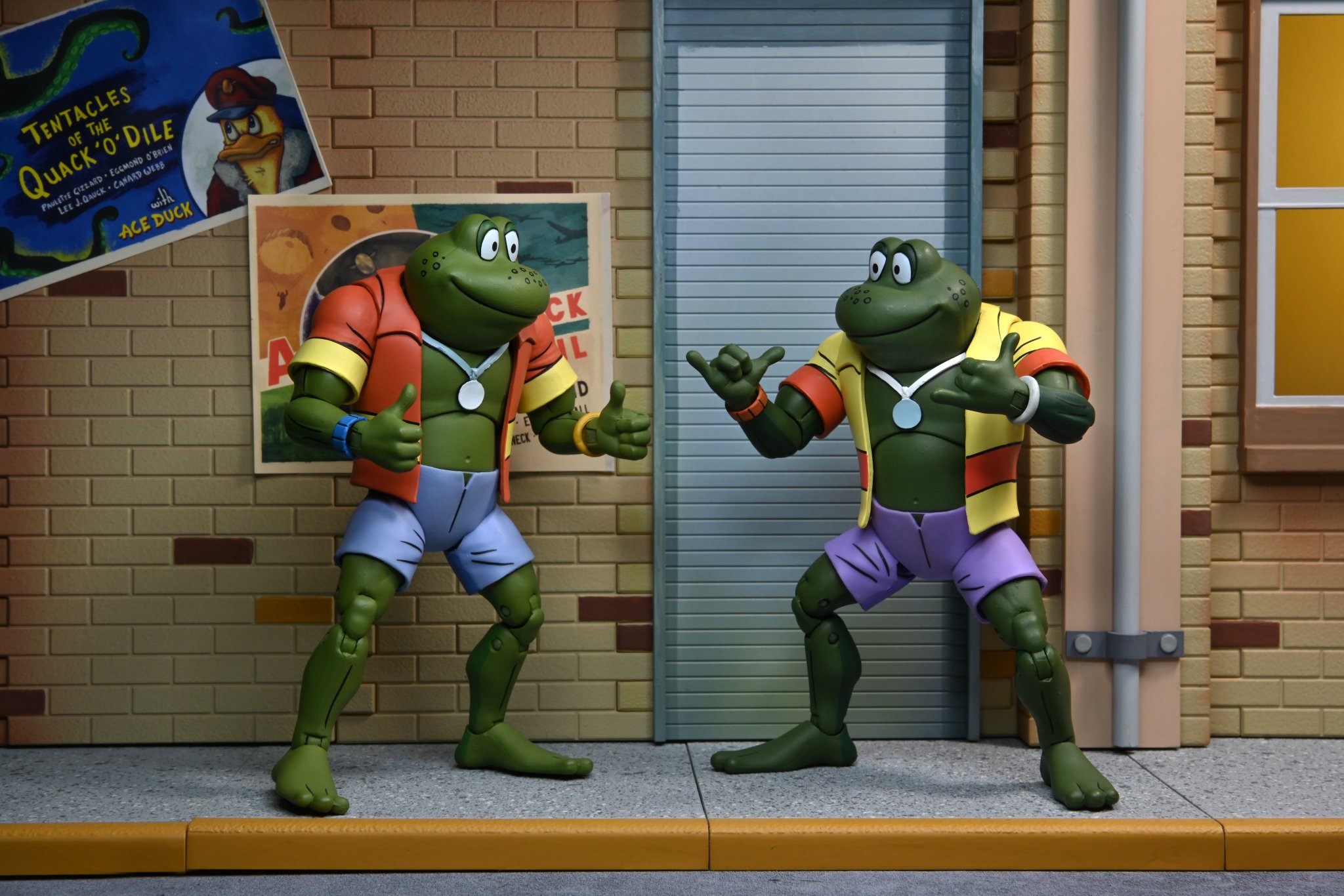 NECA TMNT ナポレオン アッチラ フィギュア パンクフロッグス ネカ NECA TMNT Napoleon And Attila Punk Frogs Figure Review