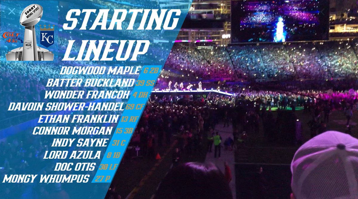 It's Superb Owl week and we got our sports mixed up in Kansas City... #HOUvsKCR