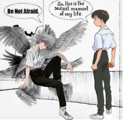 everyone talks about devilman memes but what about evangelion ? everytime I'm browsing content i stumble on shit like THIS 