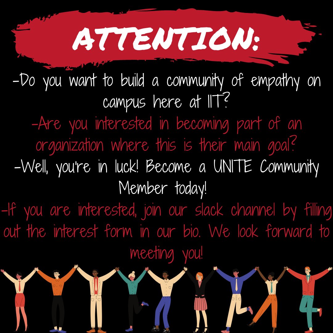 IITUNITE's tweet photo. We’d love for you to join us! Link is in our bio! https://t.co/5MOtMjtcml