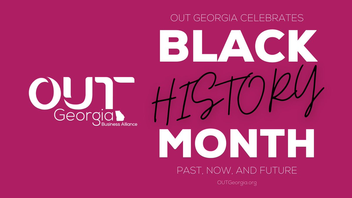 Celebrating #BlackHistoryMonth￼ by recognizing the remarkable and profound contributions that Black and Black LGBTQ+ people have made to this country and our world.

#BHM #BlackHistoryMonth2021 #OUTGeorgia #LGBTQ #BIPOC #LGBTQbusiness #LGBTQleadership #OUTandProud