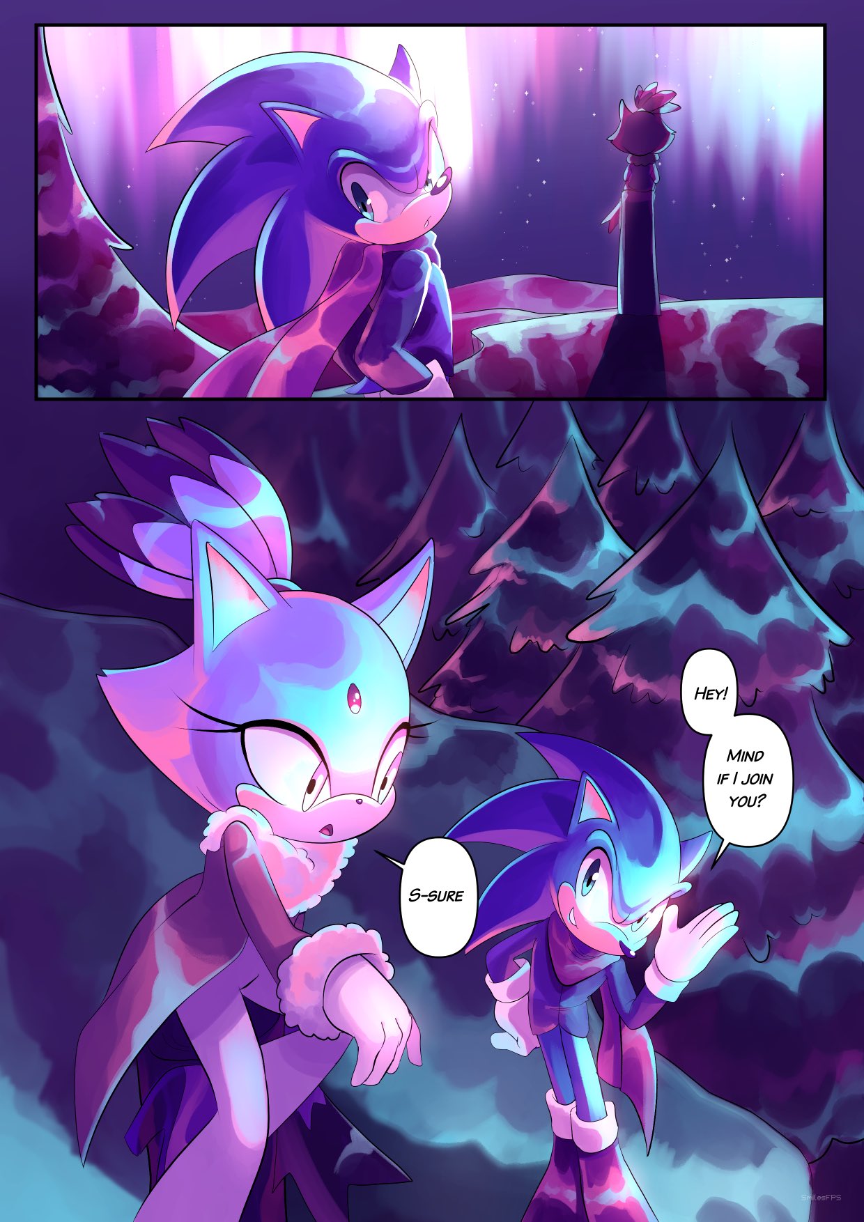 SmilesFPS ✨ on X: Sonaze comic 💙💜 (13) t.coNJFF0gEMgc  X