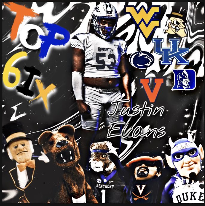 Thank you to all the coaches who have recruited me and offered me a scholarship. Moving forward I plan to focus on the 6 schools listed below 💪🏾 #IrvingtonTuff #mountaineers #demondeacons #nittanylions #wildcats #cavaliers #bluedevils