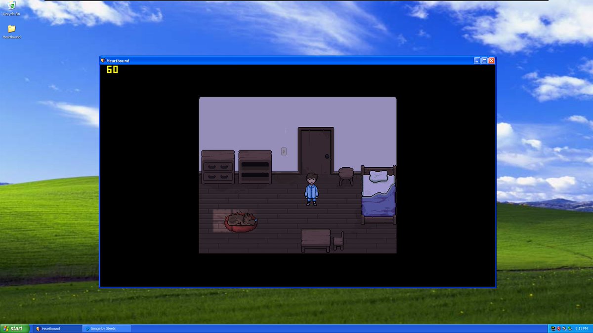 PirateSoftware's tweet image. So apparently #Heartbound can run on Windows XP at 60 FPS. That light there is collision based lighting running entirely on the CPU. No shader tricks or GPU magic.💜💛

Thanks to @HeySteets for doing this hilarious test.