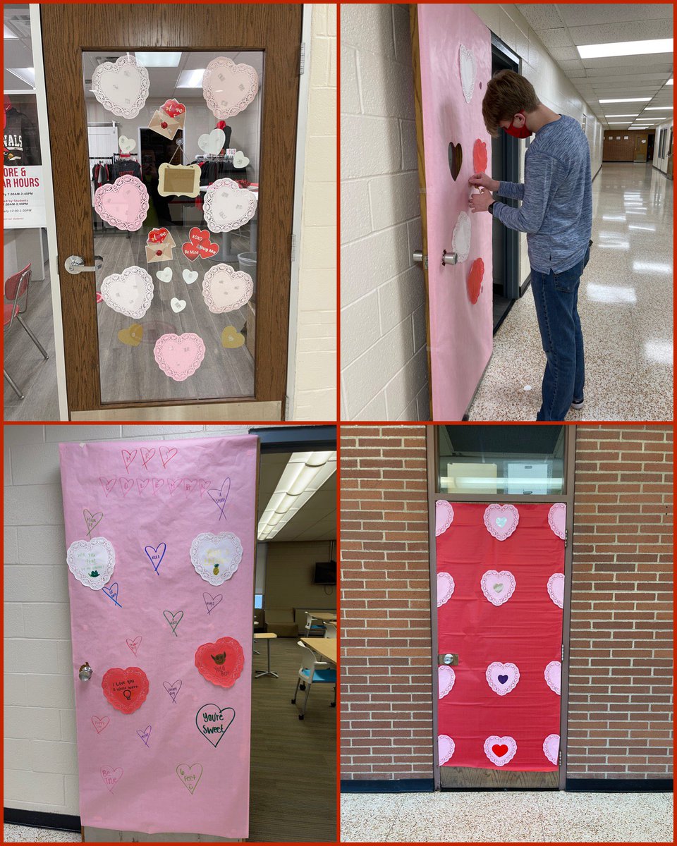 Did a door decorating to make the building a little more colorful 🤩 Big thank you to everyone who helped out today getting the supplies and putting the decorations up!#onceacard #mentorhigh