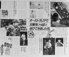 河合奈保子さん~かなりやVol.18(84年3月号) オーストラリア報告「撮影
