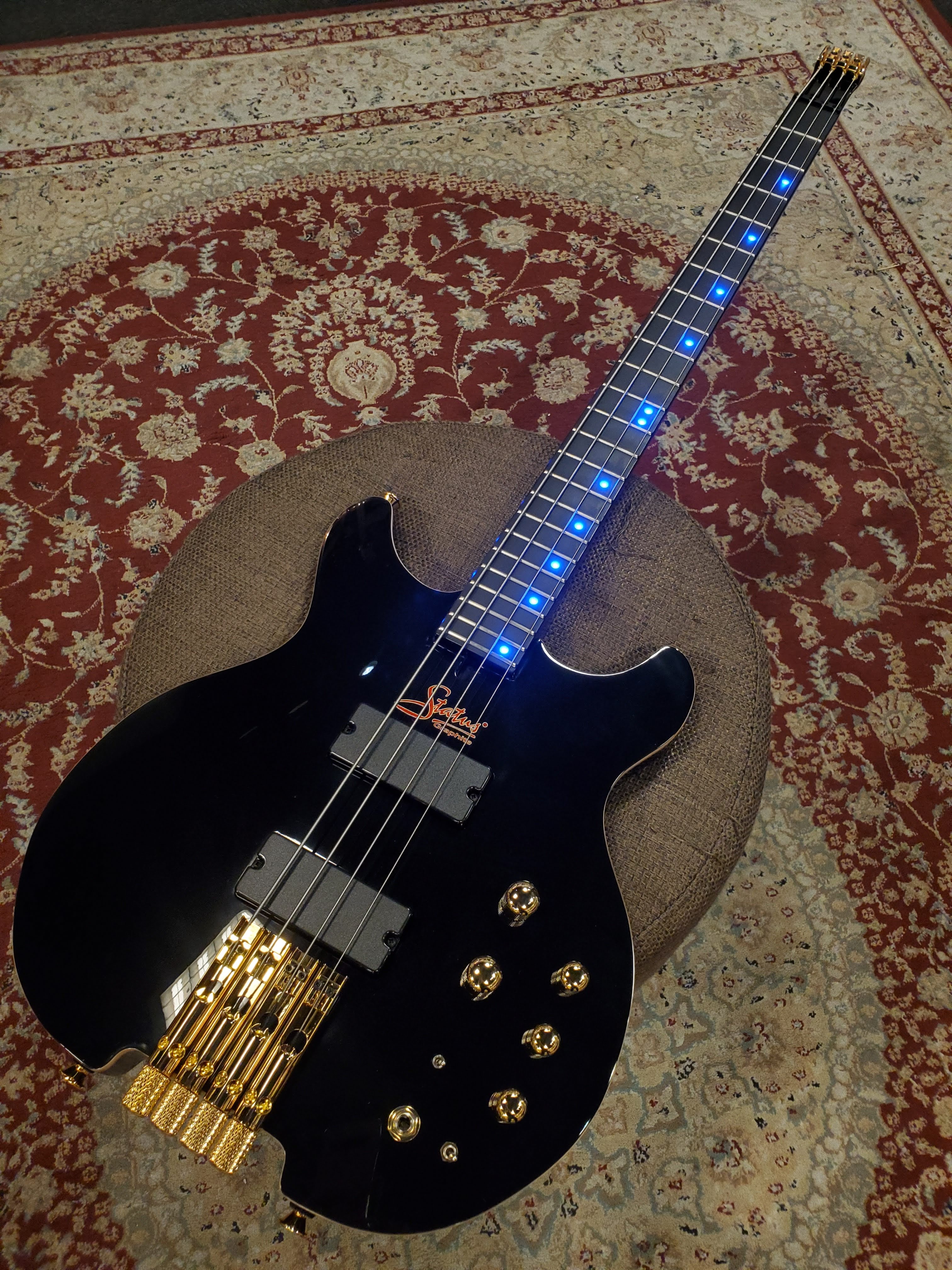 2008 Status Kingbass - Blue LEDS - Signed by Mark King