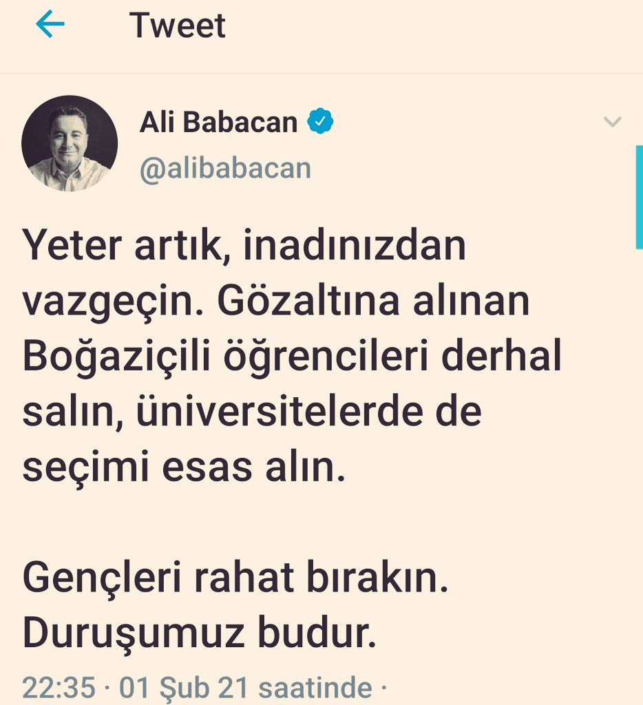 'Boğaziçi Üniversitesindeki gösterilerde 159 terörist gözaltına alındıktan sonraki tweetler...' #DevletiminYanındayım