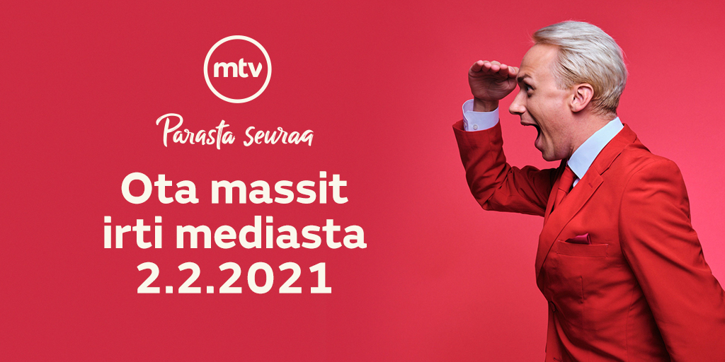 Jos olet nopea, ehdit vielä mukaan! Ilmoittautuminen on auki klo 12 asti 👇 Tilaisuuden tallenne toimitetaan myöhemmin vain rekisteröityneille ja se on katsottavissa kahden viikon ajan! lyyti.fi/p/massimedia #massimedia #virtuaaliseminaari