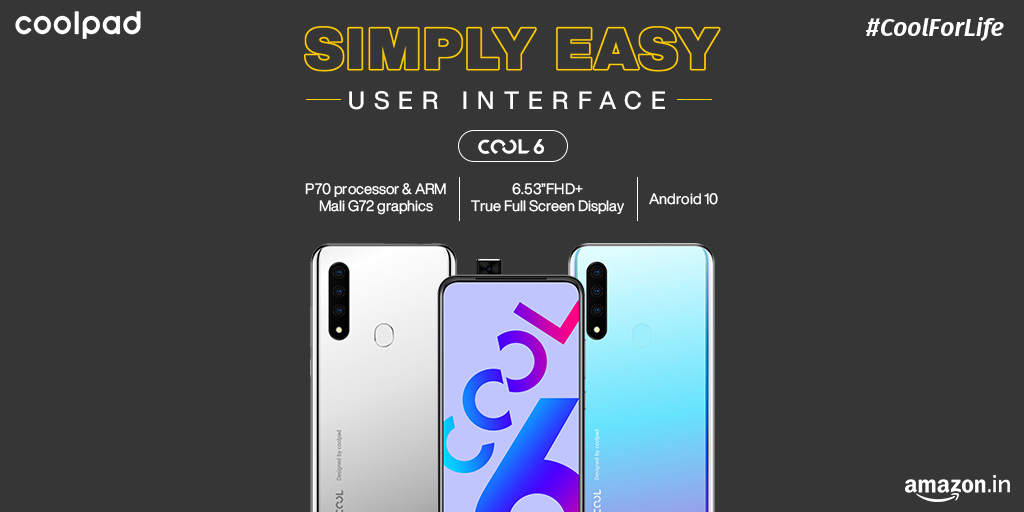 CoolpadInd's tweet photo. #Cool6 #CoolForLife #CoolpadSmartphones 
#Coolpad is well known for the easy user interface which is best suited for every Indian &amp; every generation. Order this #IndianSmartphone now from https://t.co/PUMCZM5vwl https://t.co/8mfSFc7If8