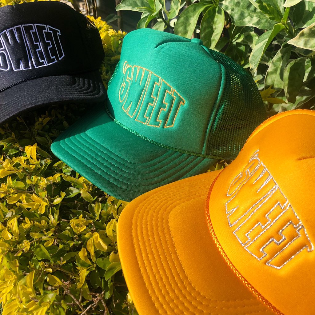 TRUCKER HATS AVAILABLE ONLINE AND IN STORE! 

sweetenemyclothing.com