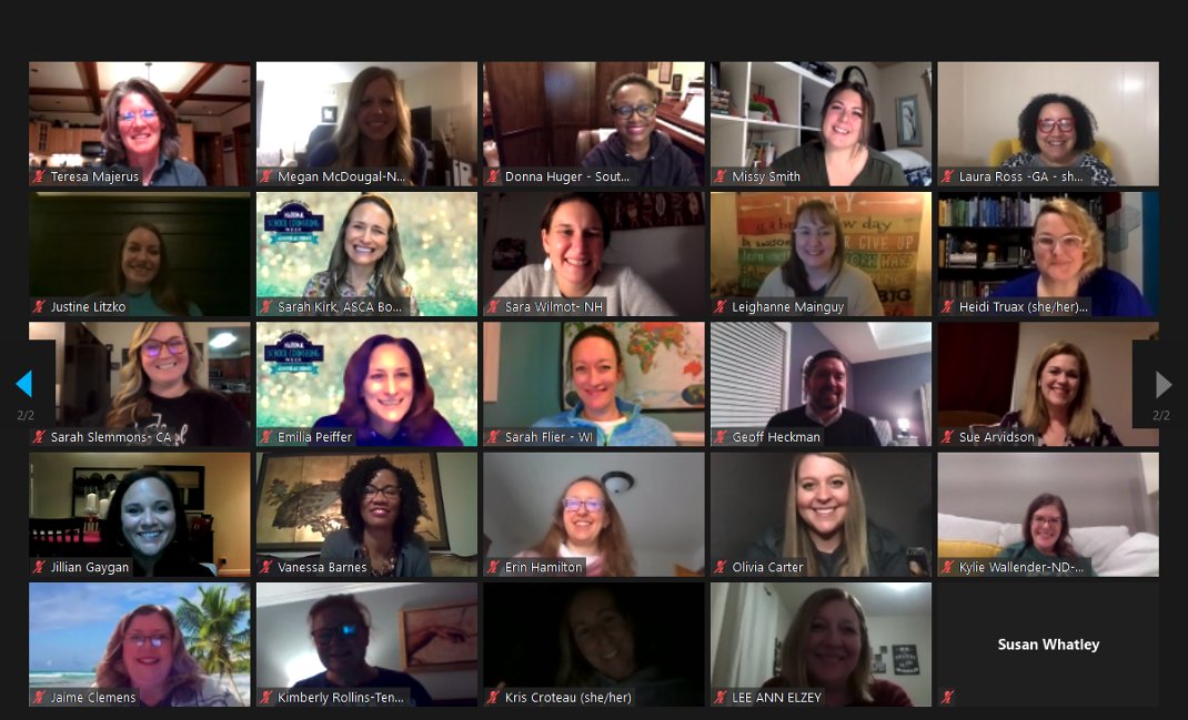 ASCAtweets's tweet photo. So many fabulous school counselor honorees it takes two screens to fit them all in. 
https://t.co/xMpUF77CYf https://t.co/Uegkig1N7x