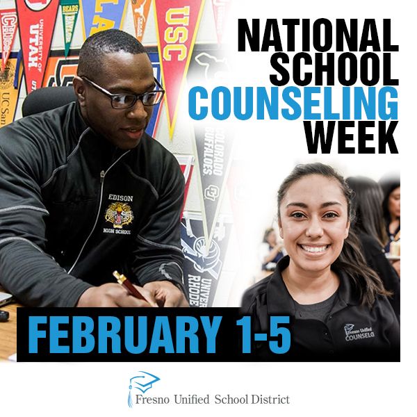 Happy National School Counseling Week! Special shoutout to ALL of our counselors in our #FUSDFamily! We're so grateful for all you do for our students - we wouldn't be the same without you! 

Share with us in the comments how a counselor effected your education journey!