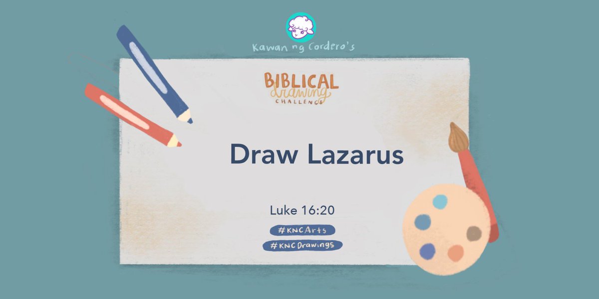 kawanngcordero's tweet photo. And there was a certain beggar named Lazarus, which was laid at his gate, full of sores,

(Luke 16:20, KJV)

Draw Lazarus. Share your artwork and use our hashtag #KNCDrawings #KNCArts https://t.co/MrfaJLejs5