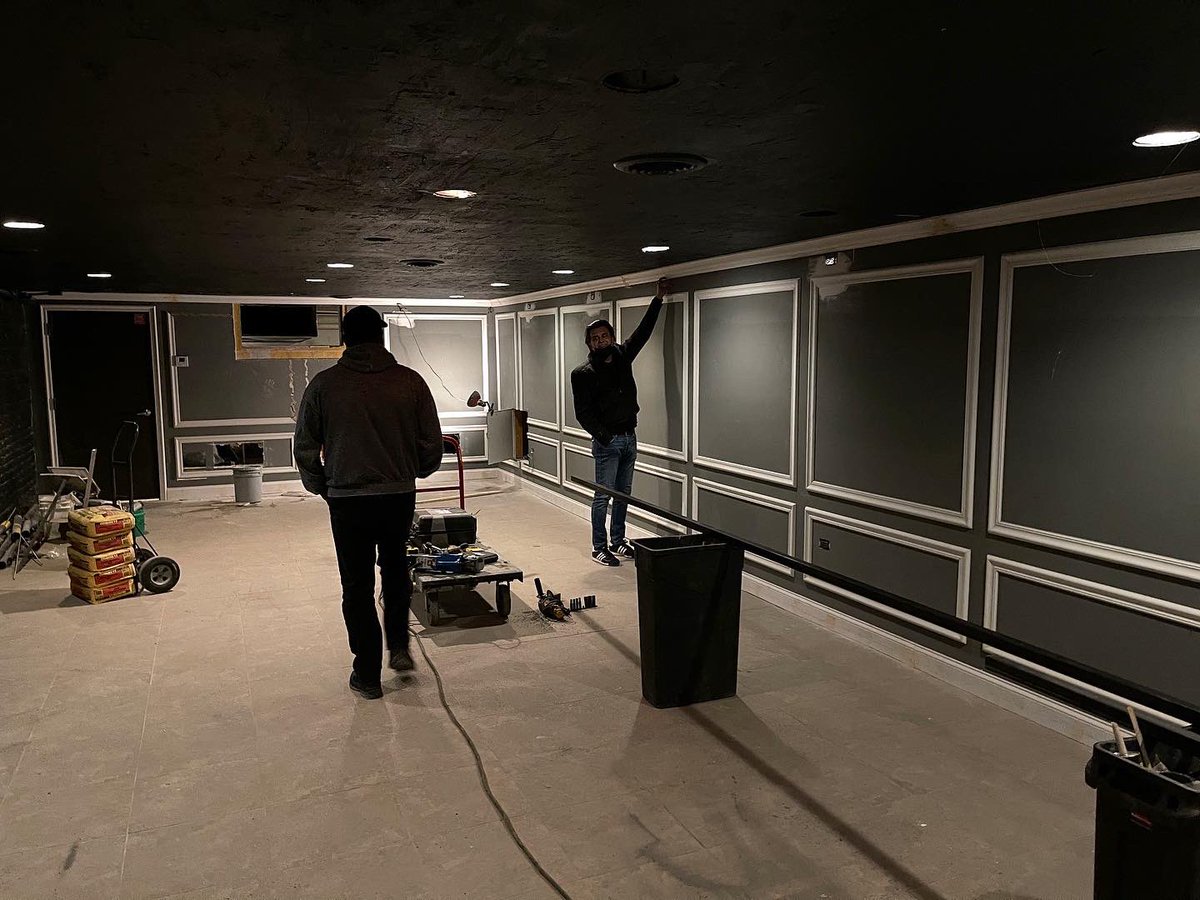 slickdesignusa's tweet photo. On site recently to review the construction progress for Project S. After addressing a few minor adjustments we can say we are so happy with the progress. Attention to details at this time is crucial!
#designjunkie #design #architecture #hospitality #loungedesign @RoccoLaudizio https://t.co/EwT4lnN8c7