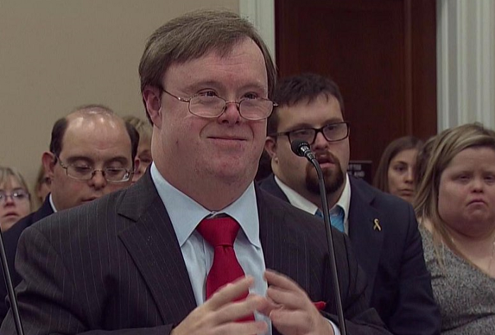 LifeNewsHQ's tweet photo. Man With Down Syndrome: Don’t Abort People Like Me https://t.co/ToBcdBbR1Y https://t.co/8l7MlsDUHq