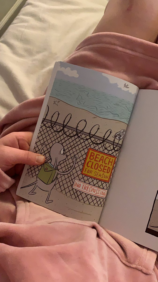 ms_hennington's tweet photo. @saravaron1 the saddest part in Robot Dreams 🥺 The second picture was my reaction to the beach being closed, too 😪 https://t.co/O9PaXVuKJf