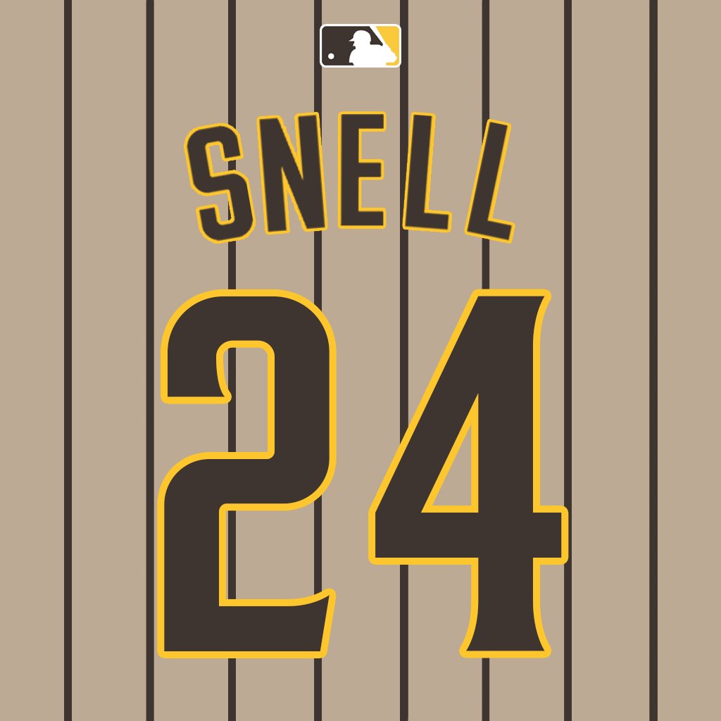 MLB Jersey Numbers on X: LHP Blake Snell (@snellzilla4) announces on  Twitch that he will instead wear number 24. Last worn by OF Greg Allen in  2020. #Padres  / X