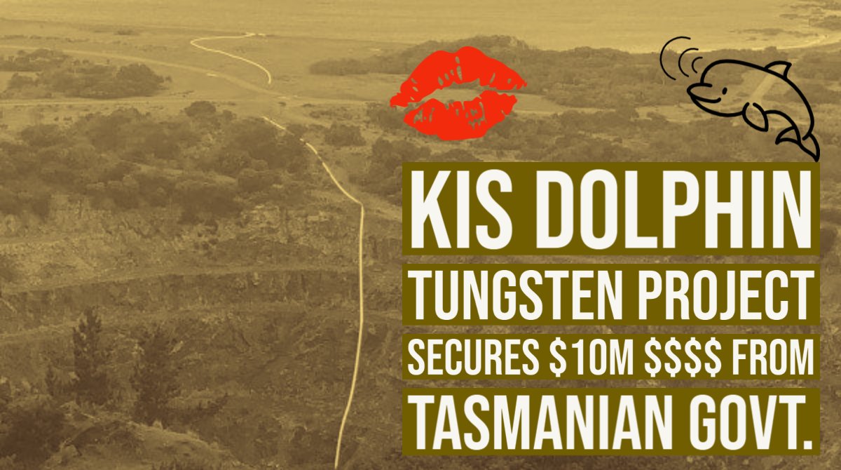 liquidityau's tweet photo. $KIS Dolphin critical metal #Tungsten Project the worlds highest grade secures $10 million in Tasmanian Government loan finance support ASX link https://t.co/Ecs4pULiGj #highgrade #gradeisking #criticalmetals https://t.co/YvJijFzOic