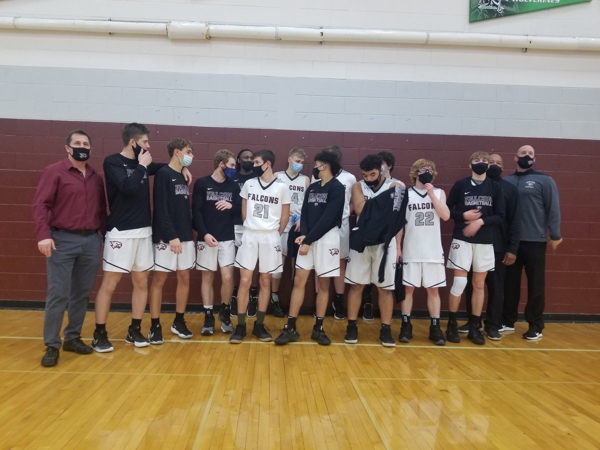 PrepsReport's tweet photo. SHOUT OUT @WestoshaA Falcons, who won their 5th Southern Lakes Conference championship in James Hyllberg's 6 years with a 55-36 victory over @DDHSAthletics Monday night!
The only year they didn't win the SLC?
2017-18 when they made it to @wiaawistate with @jaedenzackery &amp; Co. https://t.co/nvVvVIbn69