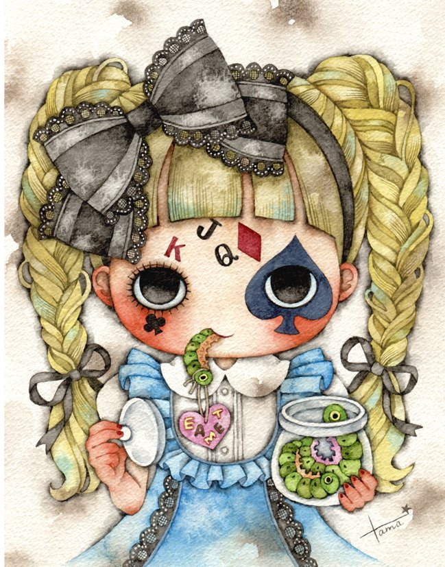 Twoucan たま 少女主義的水彩画家 Tama3xxx