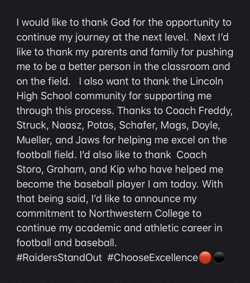 CoachSchafer4's tweet photo. Committed! Excited for the future! ⚾️🏈🔴⚫️@coachmmmcc @Coach_JDavis @coachwede_nwc https://t.co/mfOBZnjrAE