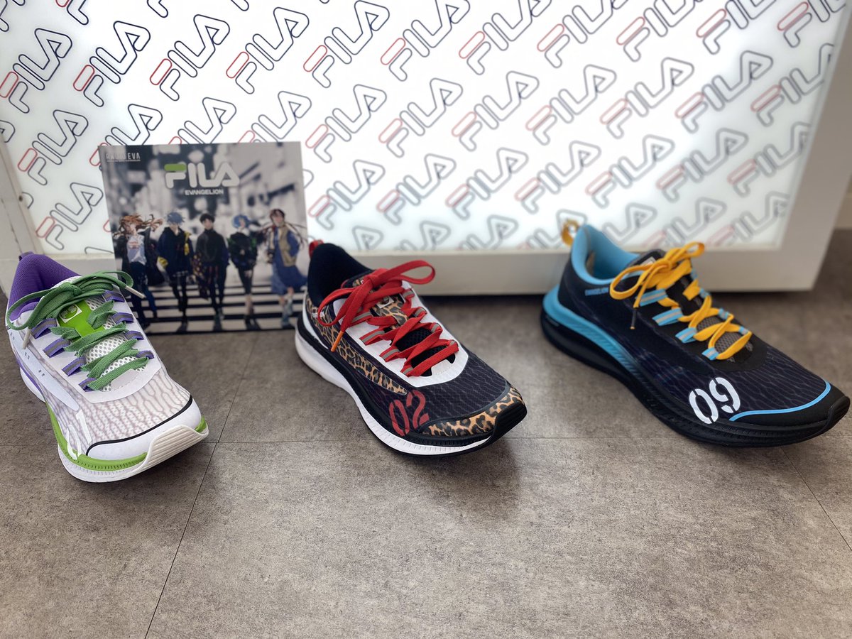 送料0円】 Radio Eva Eva リミテッド「Mark.09」 FILA 男女兼用