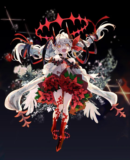 #ツインテールの日 
且つ節分の日とのことで角っ子も載せる。 