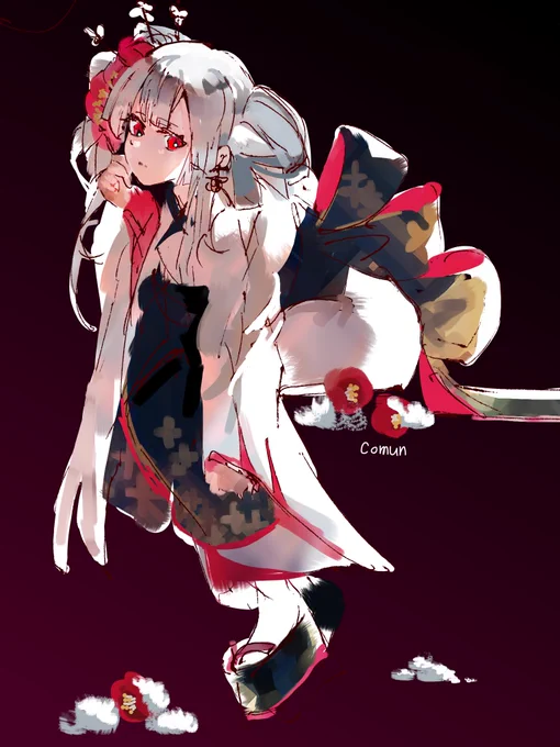 #ツインテールの日 
且つ節分の日とのことで角っ子も載せる。 