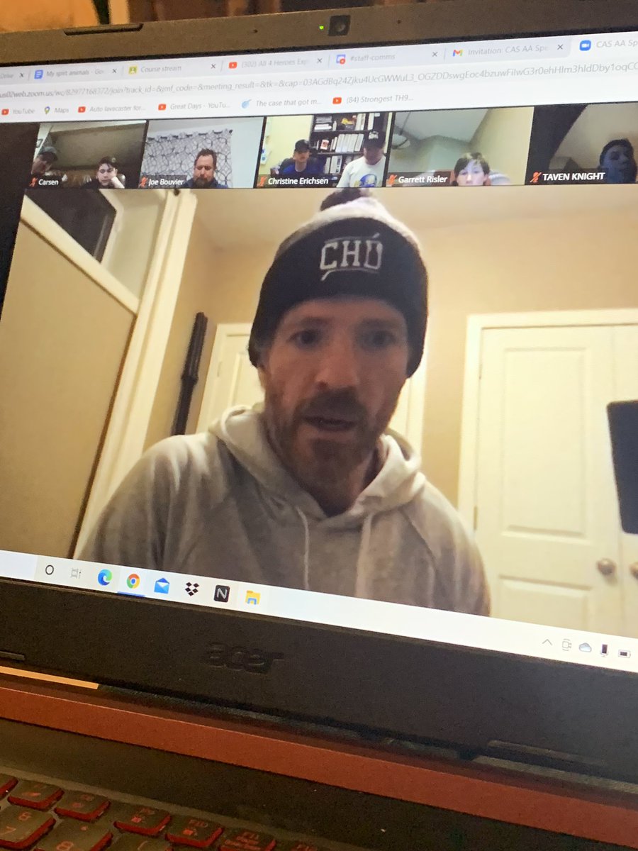 Another cool thing about our team is that we haven’t stopped training for hockey or learning about hockey since the lockdown. Tonight we had a great chat with 3 time Stanley Cup champion <a href="/colinfraser/">.</a>   #covidwontstopus #findyourrole #standout