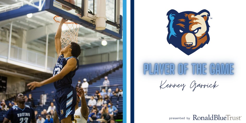 BJUBruins's tweet photo. Freshman Kenney Garrick had a strong performance with 12 points and 6 boards off the bench in the win over Toccoa Falls. He's your player of the game. #WeAreBruins https://t.co/GY0HMLKnW3