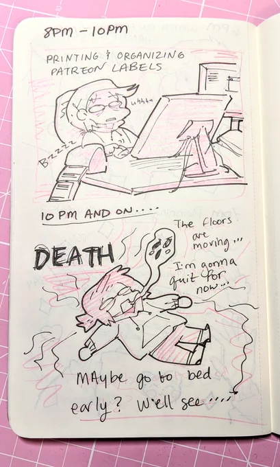 Hourly comic day pt 4
Last part! I'm dead? 