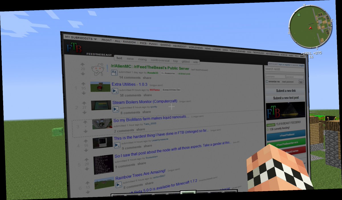 minecraft web display mod 1.7 10 download / Twitter