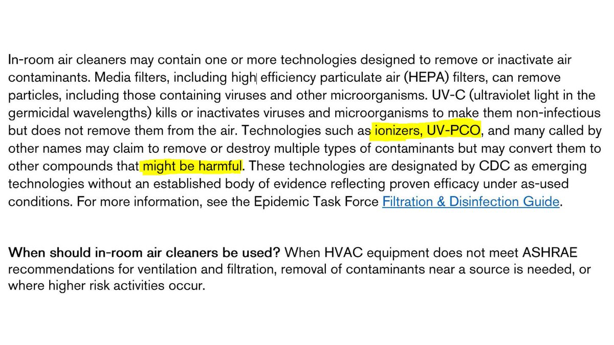 Stick to the basics of filtration. Beware of some technologies used by portable air cleaners: Ionizers, UV-PCO and other names may claim to remove or destroy contaminants but may convert them to other compounds that may be harmfulLink (PDF):  https://www.ashrae.org/file%20library/technical%20resources/covid-19/in-room-air-cleaner-guidance-for-reducing-covid-19-in-air-in-your-space-or-room.pdf/2