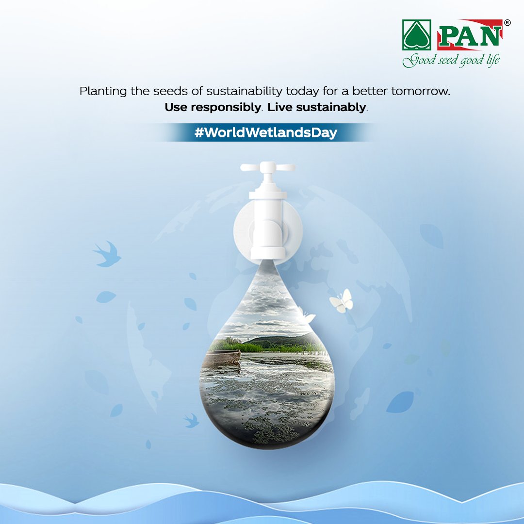 pan_seeds's tweet photo. On the occasion of World Wetlands Day, let's pledge to bring communities together to protect every beauty of our mother nature.
#PANSeeds #QualityFirst #RiceSeeds #HighYield #Farmers #WorldWetlandDay #RestoreWetlands https://t.co/X4raWCo9FA