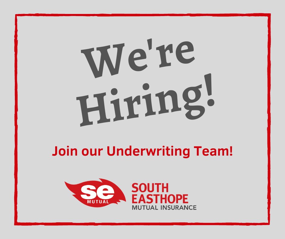 We've got a full-time permanent career opportunity on our Underwriting Team! Please visit southeasthope.com/careers/ for the job description and more details. We also ask you to share this post with your friends and family!