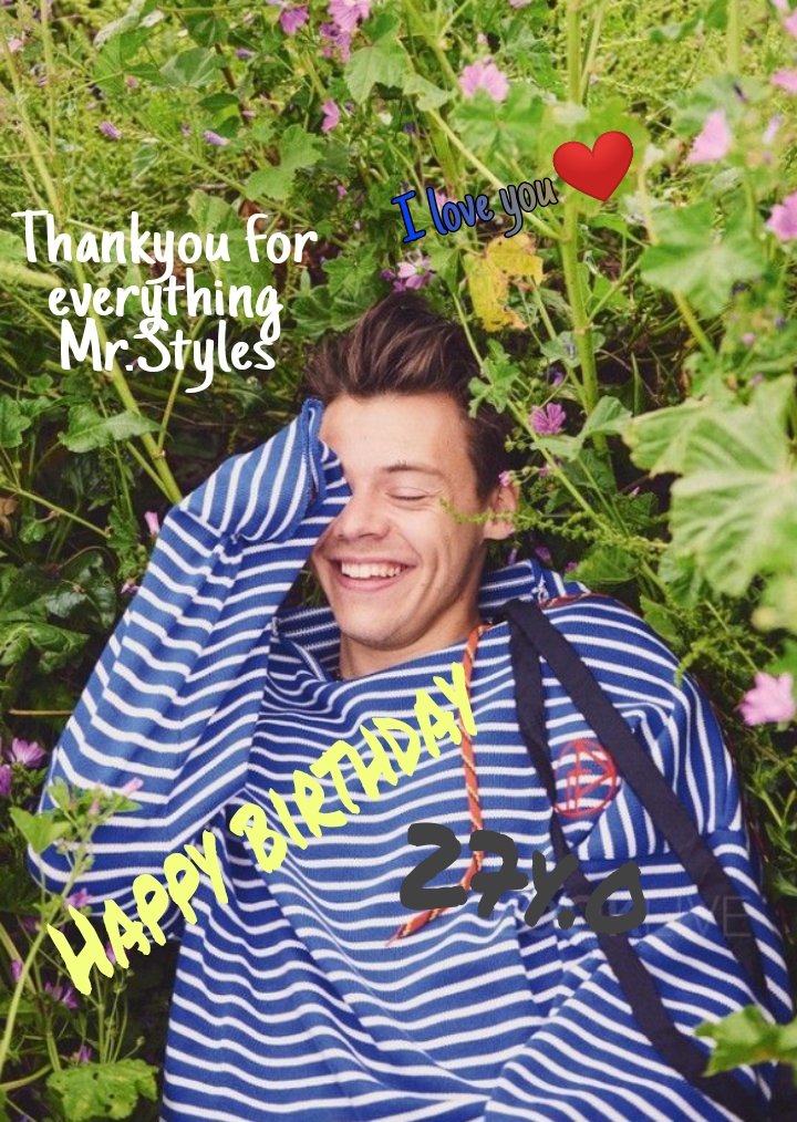  Happy birthday Harry,I love u so much 