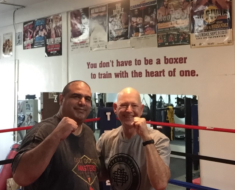 FitRick3's tweet image. Boxing for Fitness with Coach Manny Fernandez at 'Boxing on the Boulevard.'