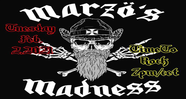 MarzosMadness's tweet photo. TONIGHT (7pm/cet) Marzo the master of madness is back .....and again i have a lot of pure rock n' roll filled into my crazy DJ-decks that will surely bring you to the lunatic asylum....Tune In...Turn Up...Rock On... https://t.co/vdgC4ZtDfb #marzomccutter #marzosmadness #RockShow https://t.co/YEHCfOteWk