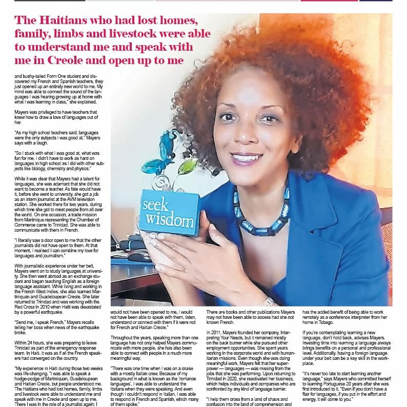 MayersGennike's tweet photo. Thanks to Express journalist KimberlyWallace for this opportunity to share my love story... love of languages!

#languagelover #languagematters #believebigger #multilingue #multilingual #languageopensdoors #bridginglanguagebarriers #interpreter #translator https://t.co/mDGg4AlbSR