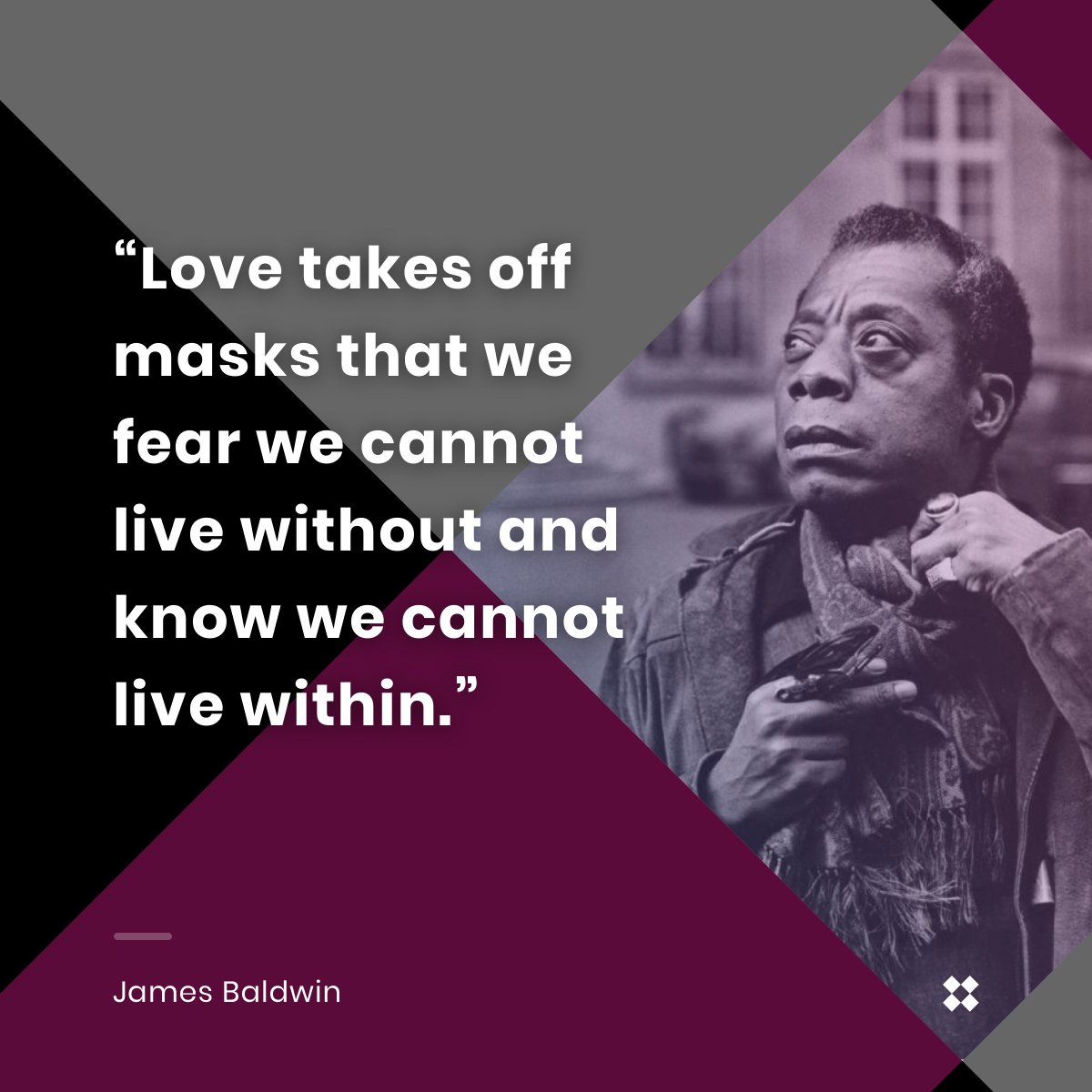 ideacloud_com's tweet image. “Love takes off masks that we fear we cannot live without and know we cannot live within.” - James Baldwin

New to Baldwin&apos;s work? Feed your soul with these:
- The Fire Next Time
- Go Tell It on the Mountain
- Notes of a Native Son

Happy Black History Month!