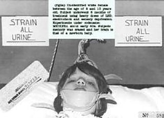 Sie nannten es Mk ultra symbolbild,täter wurden bezahlt staatskasse bezahlt....hohe beamte österreichs die ein kind angelockt haben ,das vertrauen sich geholt dan an einen bett angebunden in 2 tagen 4 mal mit einer atemmaske solange den amten entzogen ,bis zum herstillstand