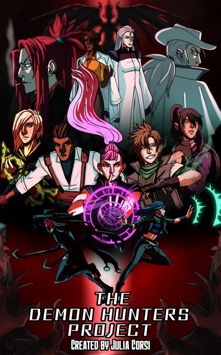 Coming Soon: The Demon Hunter’s Project is a sci-fi western, gothic horror experience that will hopefully satisfy a genre itch for everyone in some way or another. 

Created by <a href="/Bioswear/">Julia Corsi</a> 
Revisionists: @whsideb , <a href="/NSparlin/">Novalee Sparlin</a> 

#Webcomic #webtoon 
#LGBTQ 
#OriginalContentArtist